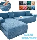 Elastic Jacquard Sofa Cover Slipcover Corner Thick Couch Chaise Longue Covers