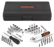 Socket Sets Metric Standard/Ratchet Set Mechanic Tools Set 69 Pcs 1/4 3/8 Drive