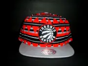 Toronto Raptors Mens OSFM Mitchell & Ness Mixtec Snapback Cap Hat NWT NEW