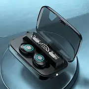Waterproof Wireless Bluetooth Earphones with Touch Screen and Charging Box