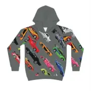 Fast and furious cars Children's Hoodie (AOP)