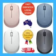 Logitech M171 Wireless Mouse for Laptop Computer PC Mac Grey Pink Blue White AU
