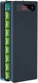 Battery Charging Case | High Capacity Bank with LCD Display | Tablet Battery Charger, Phone Bank, Lightweight Portable Battery Charger for Phones and Tablets