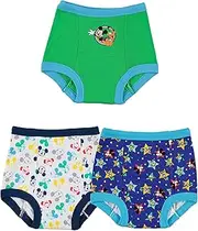 Disney Boys Mickey Mouse Potty Training Pants and Starter Kit with Stickers & Tracking Chart, 3-Pack Training Pant, 2 Years