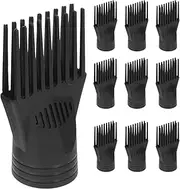 HONMEET Hair Dryer Diffuser Blow Dry Brush Set Pack Comb Attachment for Hair Dryer Nozzle Comb