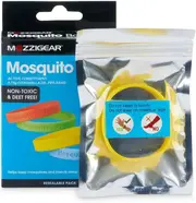 Mozzigear Mosquito Band Kids - Pack of 2, Mosquito Repellent Bracelet, Mozzie Bands, Mozzie Bracele