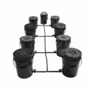EverGrow 9x DWC 20L Buckets Aerated Pots System Kit For Hydroponic Grow Tent