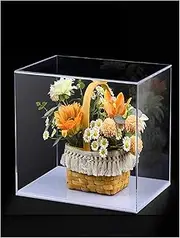 Acrylic Props Shooting Tray, Photography Acrylic Water Tank Tray Storage Display Transparent Multiple Sizes 5mm Thick(40x20x40cm)