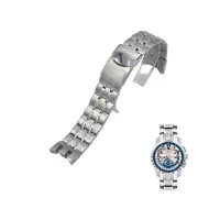 22mm Silver Color Steel Watch Bracelet For Swatch Irony Retrograde YRS408G