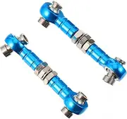 JEWEDECO Tie Rod Linkages for Cars 2pcs Aluminum Steering Rods 33-43mm Fit for 94102 94103