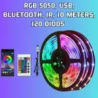 Led Strip Lights RGB 5050, 10 meters, USB, 12 diods per metr, IR, Bluetooth