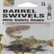 Danielson Barrel Swivels (Black, 14) (1700SPBLK-14)