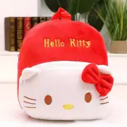 Hello Kitty Red Plush Backpack Children's Toy Schoolbag Plush Stuffed Backpack