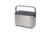 JOSEPH JOSEPH COLLECT 4 LITRE STAINLESS-STEEL FOOD WASTE CADDY