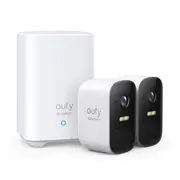 eufy Security eufyCam 2C Pro 2K Security Kit 2Pack + HomeBase 2
