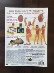 1988 vintage original print ad Brut 33 Olympic Win The Gold Sweepstakes
