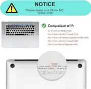 Cover -Transparent Letter Keyboard Skin for MacBook Air 13 in Silicone Keyboard