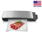 Stainless Steel Automatic Food Vacuum Sealer with Reusable Bags