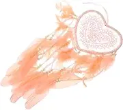 HEALEEP Heart Shaped Dream Catcher Pendant Decorative Hanging Ornament for Wall Decor for Weddings Parties and Daily Home Decoration Craftsmanship with Easy