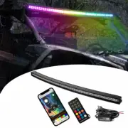 For Honda Talon 1000R 1000X-4 , Curved 42" LED Light Bar RGB Chasing Music Flash