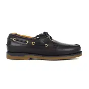 Sperry Men's Gold Cup Mako Dark Brown Boat Shoes STS25261