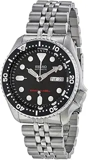 [SEIKO] Men's SKX007K2 Diver's Automatic Watch, Black, casual