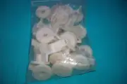 20 NYLON WING NUTS TO SELF THREAD ON 6MM OR 1/4"AND CAN BE DRILLED TO 5/16".2.1.
