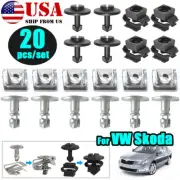 Engine Undertray Underbody Shield Clips Fastener Kit For Audi A4 B6 A6 A8 Mk1 (for: Audi)