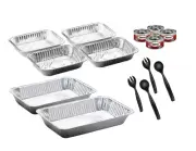 Sterno Buffet Refill Kit Disposable Chafing Set