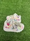 2024 Skechers Junior Girls Uno Lite Trainers JGoldcrown Size 9 Memory Foam White
