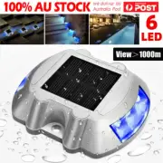 Solar Power Waterproof IP68 With 6 LED Lamp Outdoor Road Driveway Pathway Light