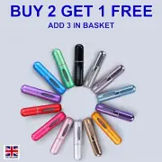 Refillable Perfume Atomiser 5 ml Spray Pump Portable Bottles Ideal for Travel
