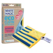 White Magic Eco Cloth Microfibre Bathroom Cleaning Cloth 32 x 32cm