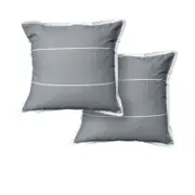 Jason Pair of Calista Granite European Pillowcases 65 x 65cm