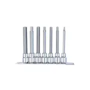 SP Tools 7Pcs 3/8" Drive Inhex Deep Socket Rail Set - Metric Cr-V Steel Durable
