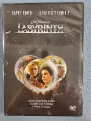 NEW SEALED JIM HENSON'S LABYRINTH DVD DAVID BOWIE JENNIFER CONNELLY