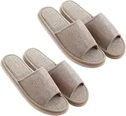 Gatuida Eva Slippers Non-slip Sole 26cm Women's Spa Cotton Summer Home Indoor Slippers