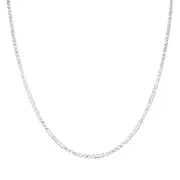 50cm Sterling Silver Wide Box Chain Men's Necklace