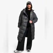 BOOHOO MATERNITY PRE & POSTPARTUM 3 IN 1 PUFFER COAT WITH EXTENDER NWT