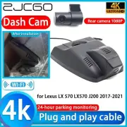 Plug and Play 4K Wifi DVR Dash Cam Camera for Lexus LX 570 LX570 J200 2017-2021