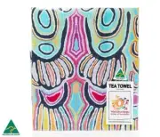 Indigenous Art Tea Towel - Judy Watson Design
