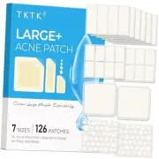 Large Pimple Patches for Face, 7 Sizes XL Acne Patches, Big Hydrocolloid