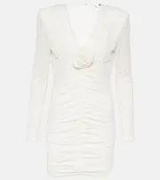 [Rotate] Rotate Bridal floral-appliqué lace minidress AU 8 beige