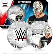 FANTASY CLUB Rey Mysterio WWE 32mm Official Collectible Coin - Tribute to The Master of 619 and Legend of Air Twrestling - Limited Edition for Fans and Collectors