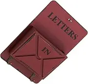 JUMPLAWN Vintage Wall Mounted Mail and Key Holder Retro Decorative Organizer with Hook for Home Hotel Store Space Saving Storage for Keys and Letters