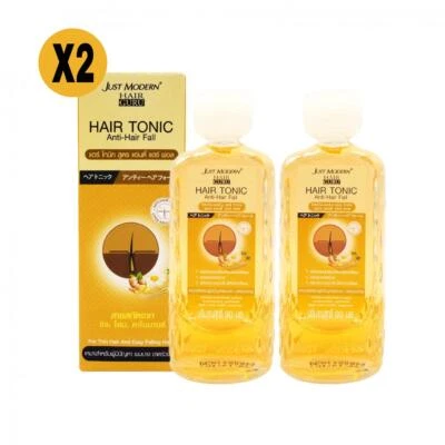 2X Just Modern Hair Guru Tonic Anti-Hair Fall For Thin Hair Easy Falling [90ml.]