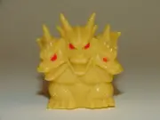SD Heisei King Ghidorah Figure from Godzilla Great Illustrated Collection 2 Set!