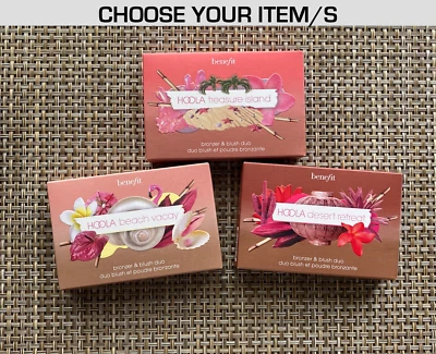 BENEFIT COSMETICS HOOLA BRONZER & BLUSH DUO: NEW IN BOX -- CHOOSE