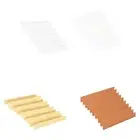 10Pcs Adjustable Drawer Dividers Multipurpose Covers for Table Edge Bookcase