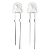 40pcs 5mm Blue LED Diode Lighting Electronics Component Emitting Light 3-3.4V